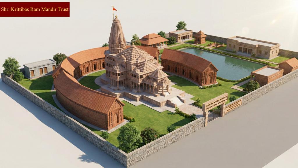 shri krittibas ram mandir model