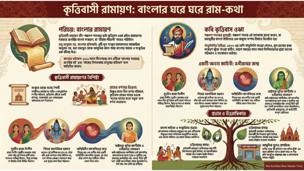 About shri krittibas ramayan infographic